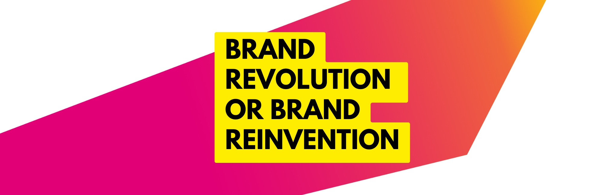 Brand Revolution Heading Title Image