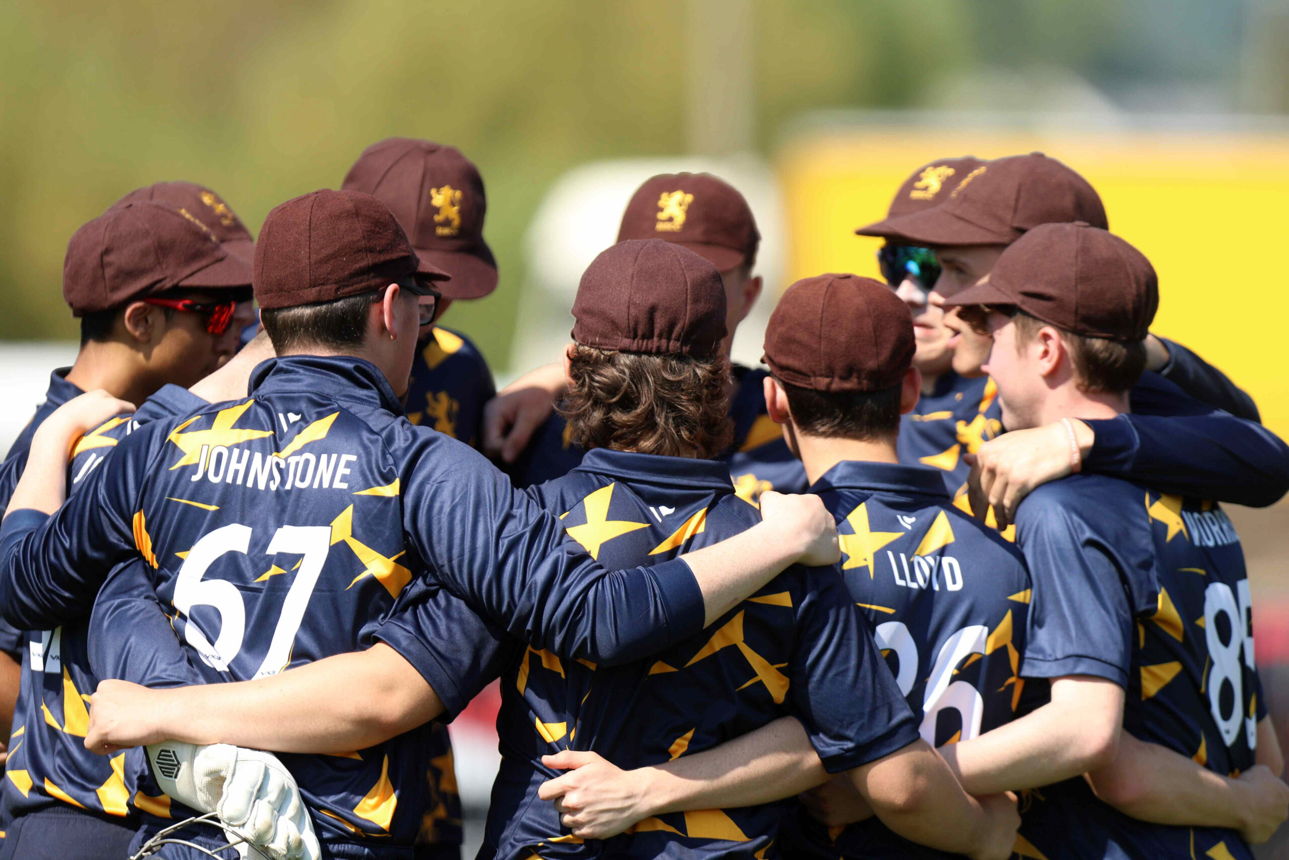 Haberdashers Monmouth sport Team_huddle